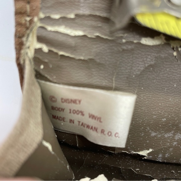 Mickey Mouse Disney Wallet Coin Purse Credit Card Holder Beige Key Chain - Picture 11 of 11